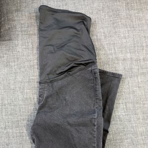 J Crew Factory Black Full Panel Maternity Skinny Jean - Size 32